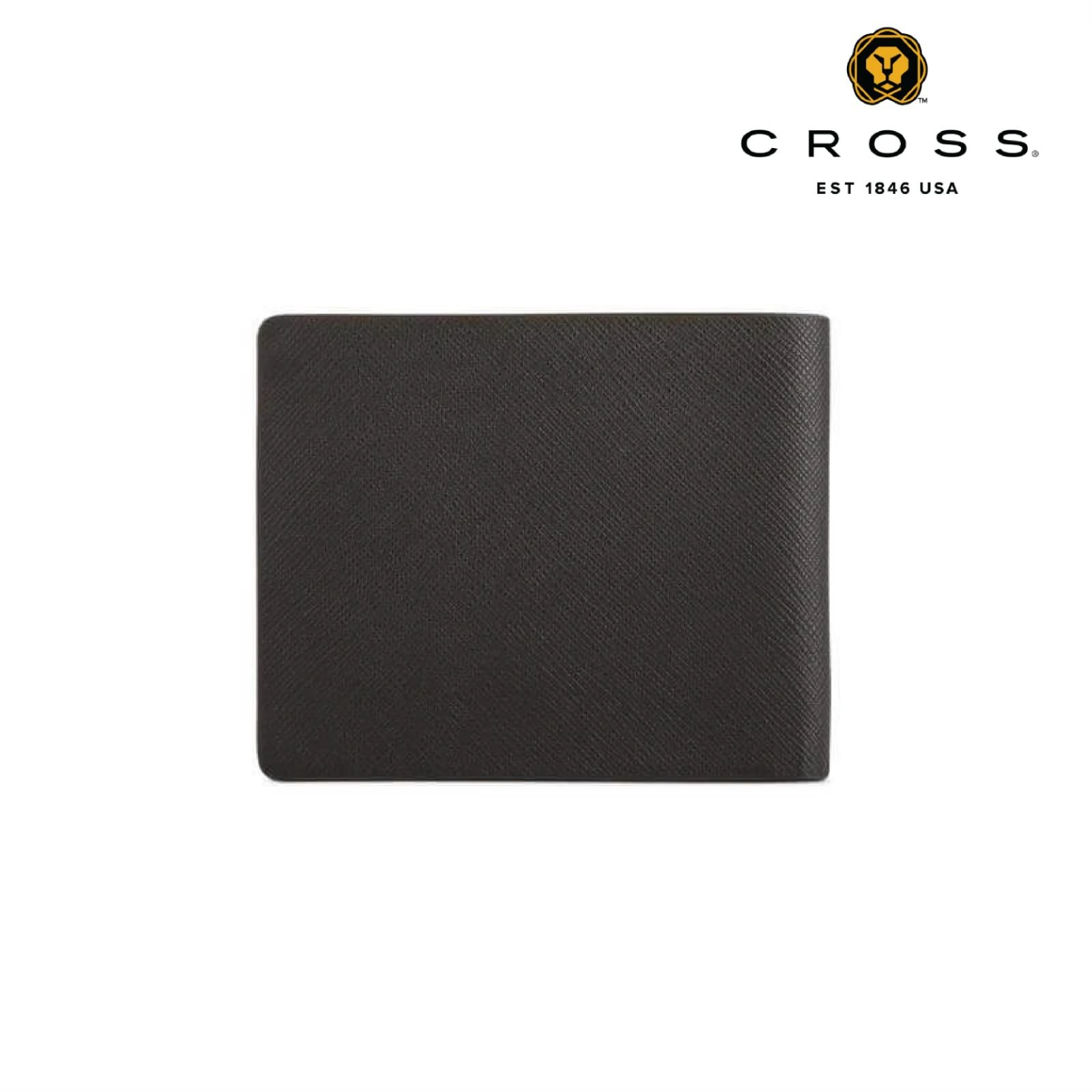 CROSS Saffiano Leather 4CC Bifold Wallet with Coin Pocket