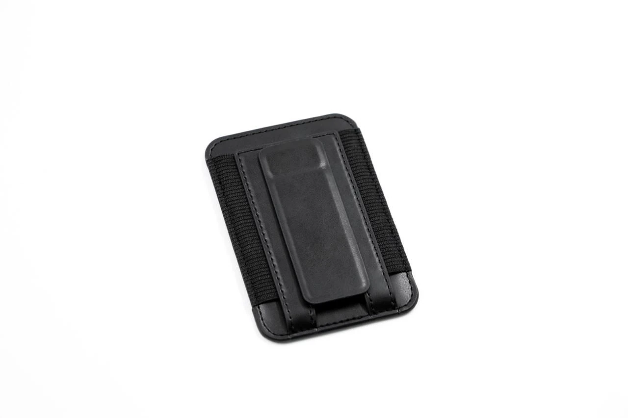 Product Is a Magnetic Wallet Card Holder Designed to Attach to the Back of a Phone