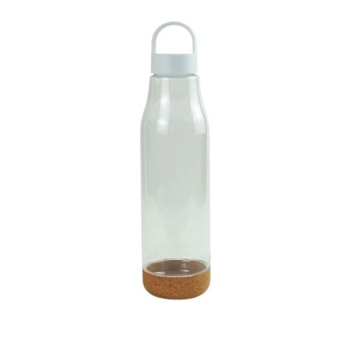 rPET Bottles with Cork Base, Twist-off Lid, Handle 720ml