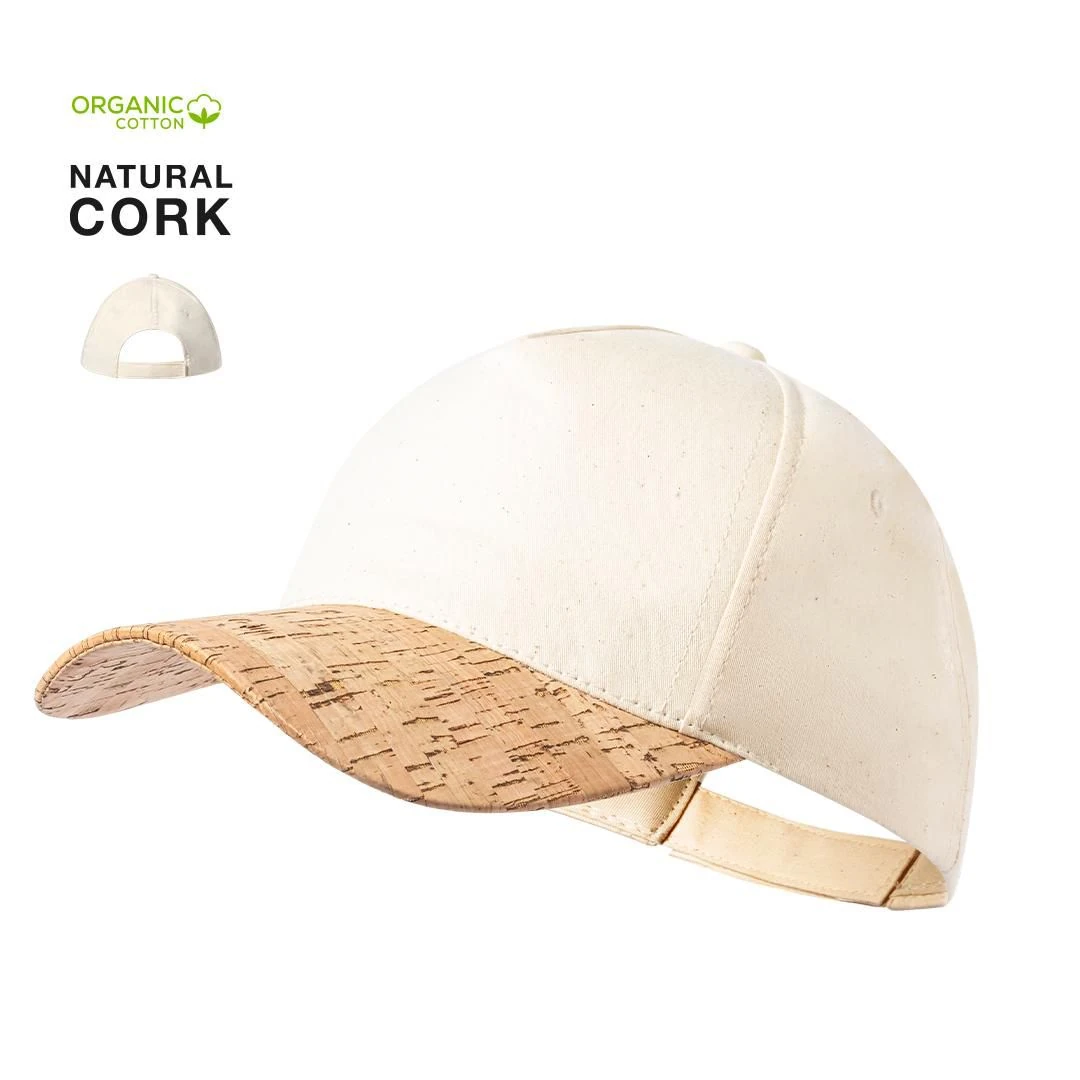 Natural cork cap