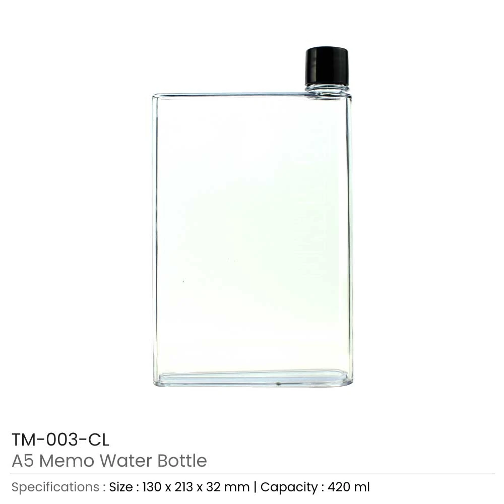 A5 Memo Water Bottles – Custom Branded Drinkware