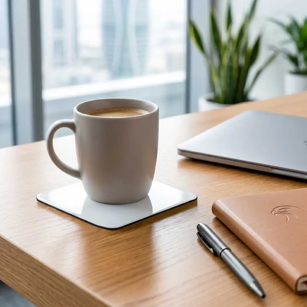 Cork Tea Coasters in Square Shape – 10 cm