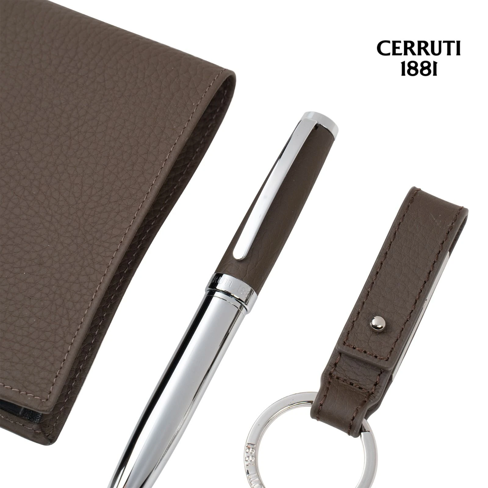 This Image Shows the Cerruti 1881 Hamilton Taupe Gift Set, a Sophisticated