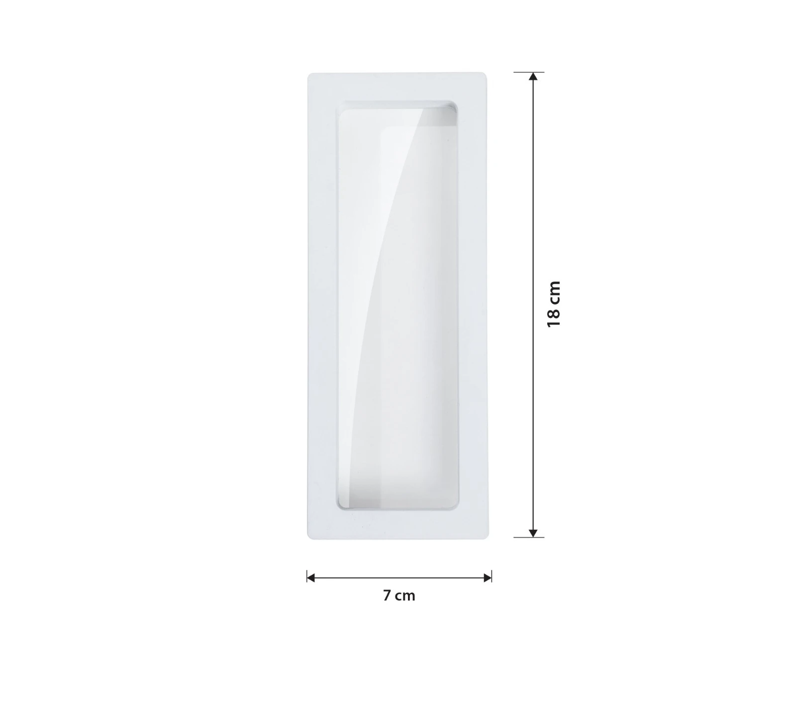 Transparent Magnifying Display Box – White