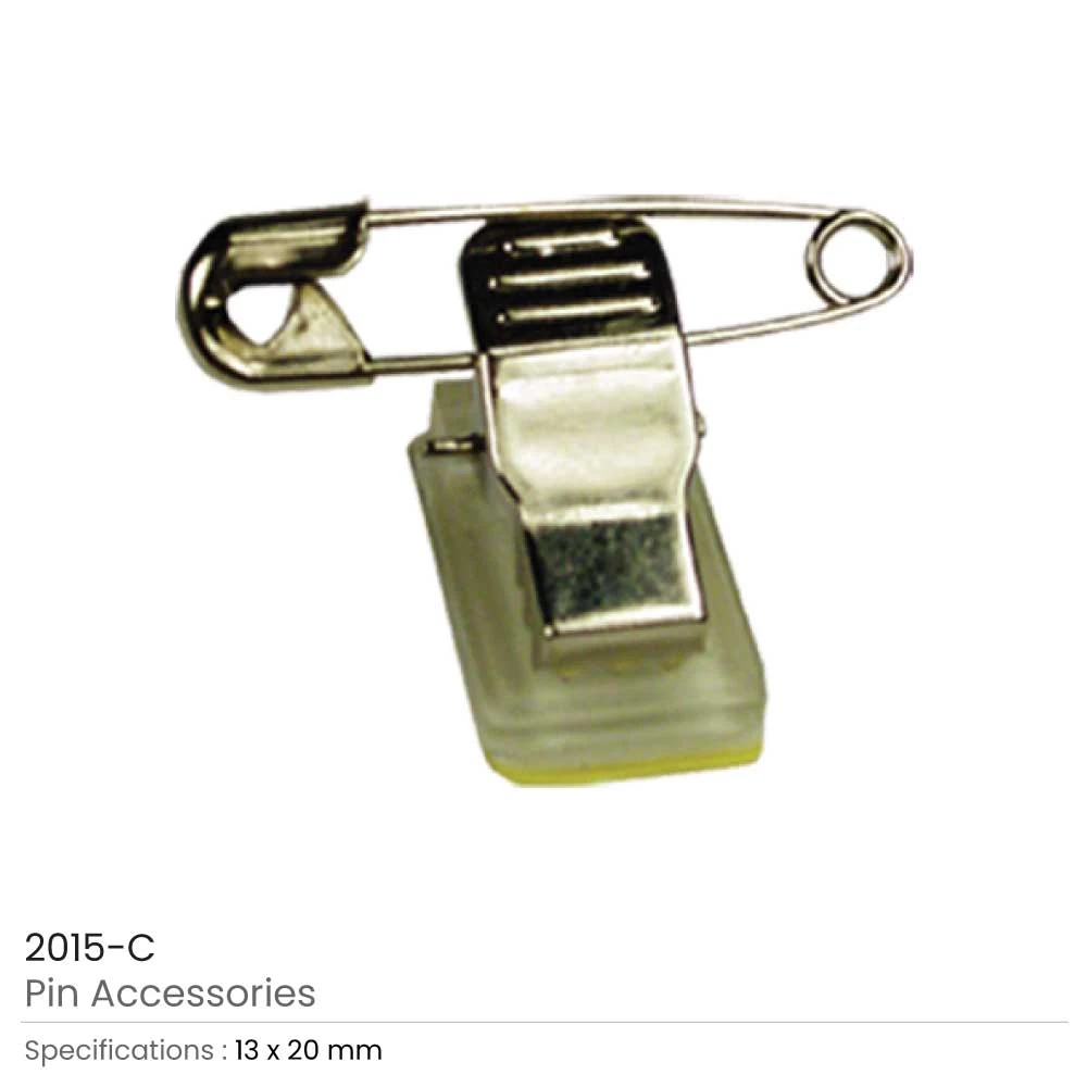 Metal Badge Clip with Pin (2015-C)