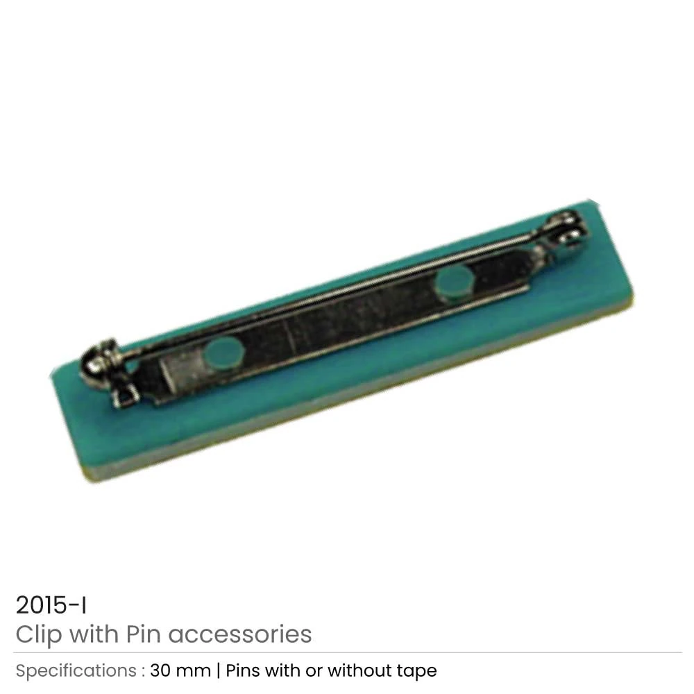 Metal Badge Clip with Pin (2015-I)