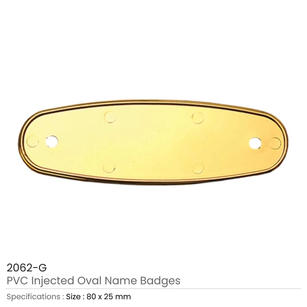 PVC Injection-Molded Name Badge