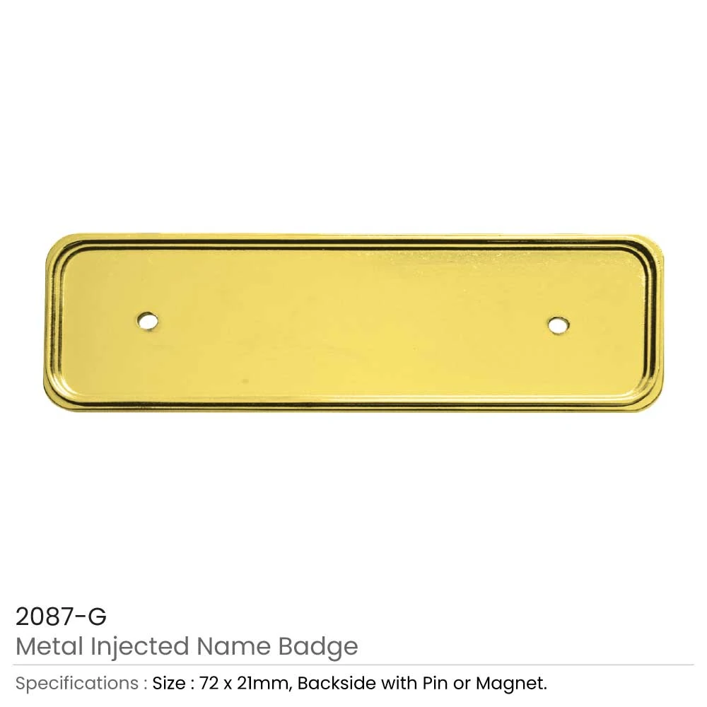 Metal Injection-Molded Name Badge