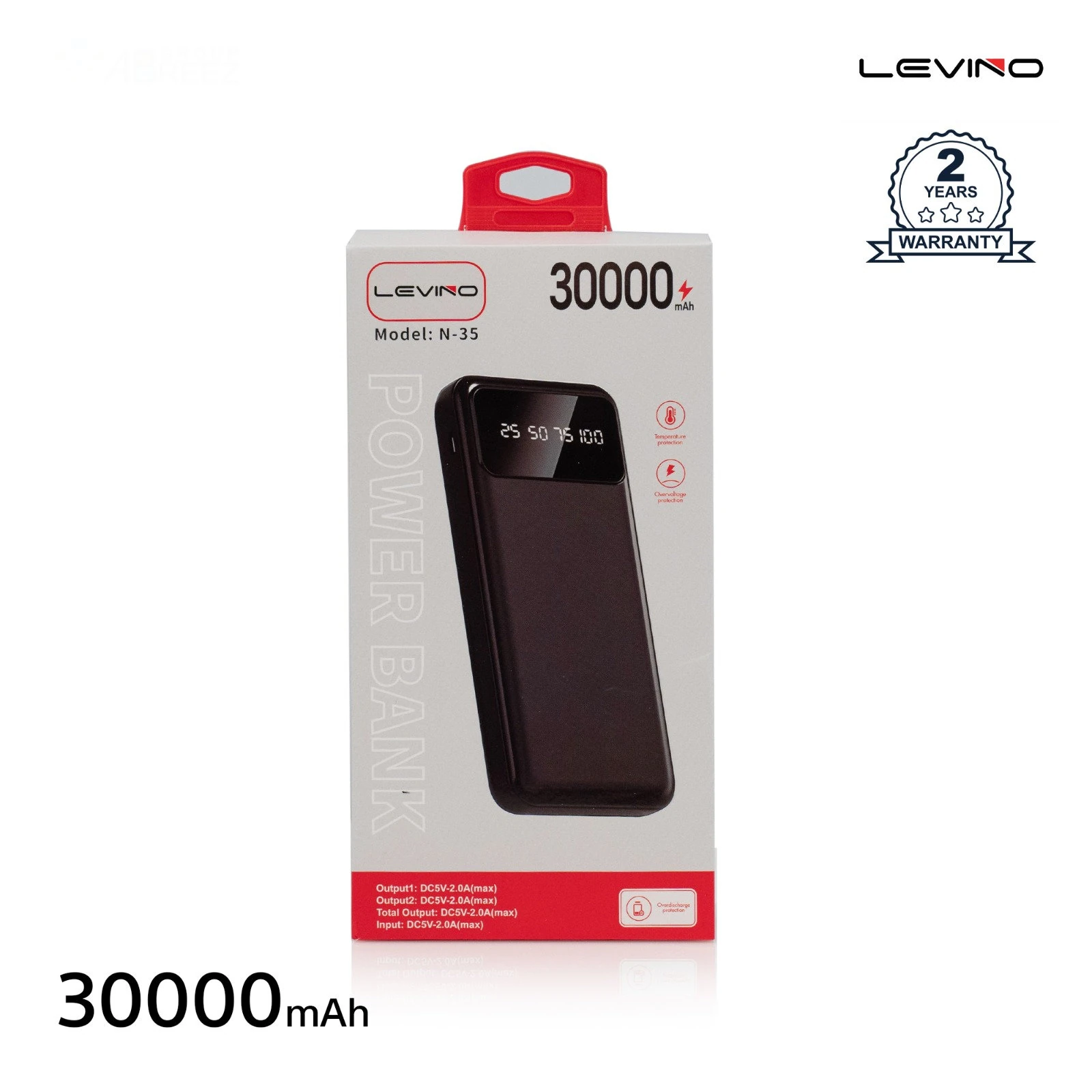 Levino Model N-35 30000mAh power bank