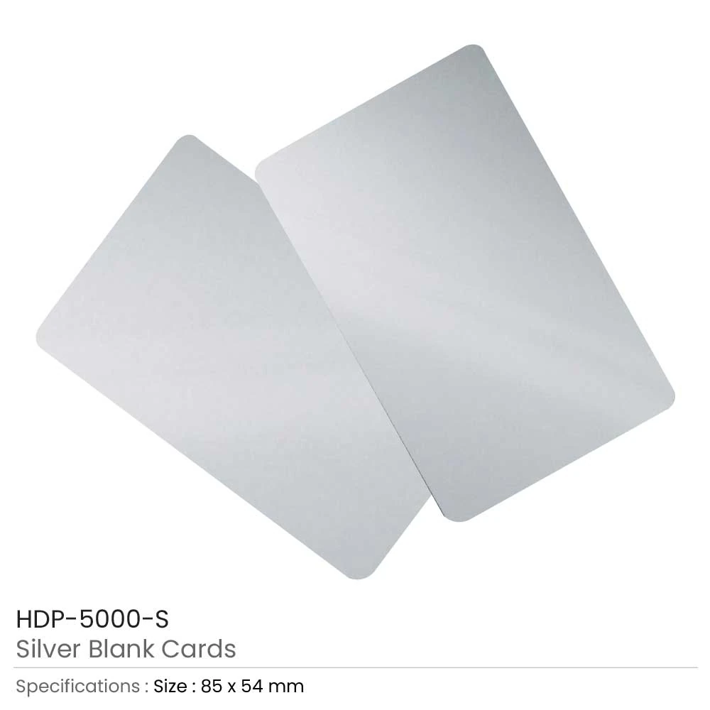 Silver Ultra ID Card - Glossy Hard Plastic, UV & Digital Printing