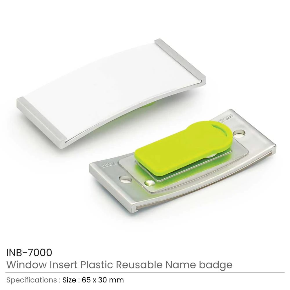 Reusable Magnetic Name Badge (INB-7000)