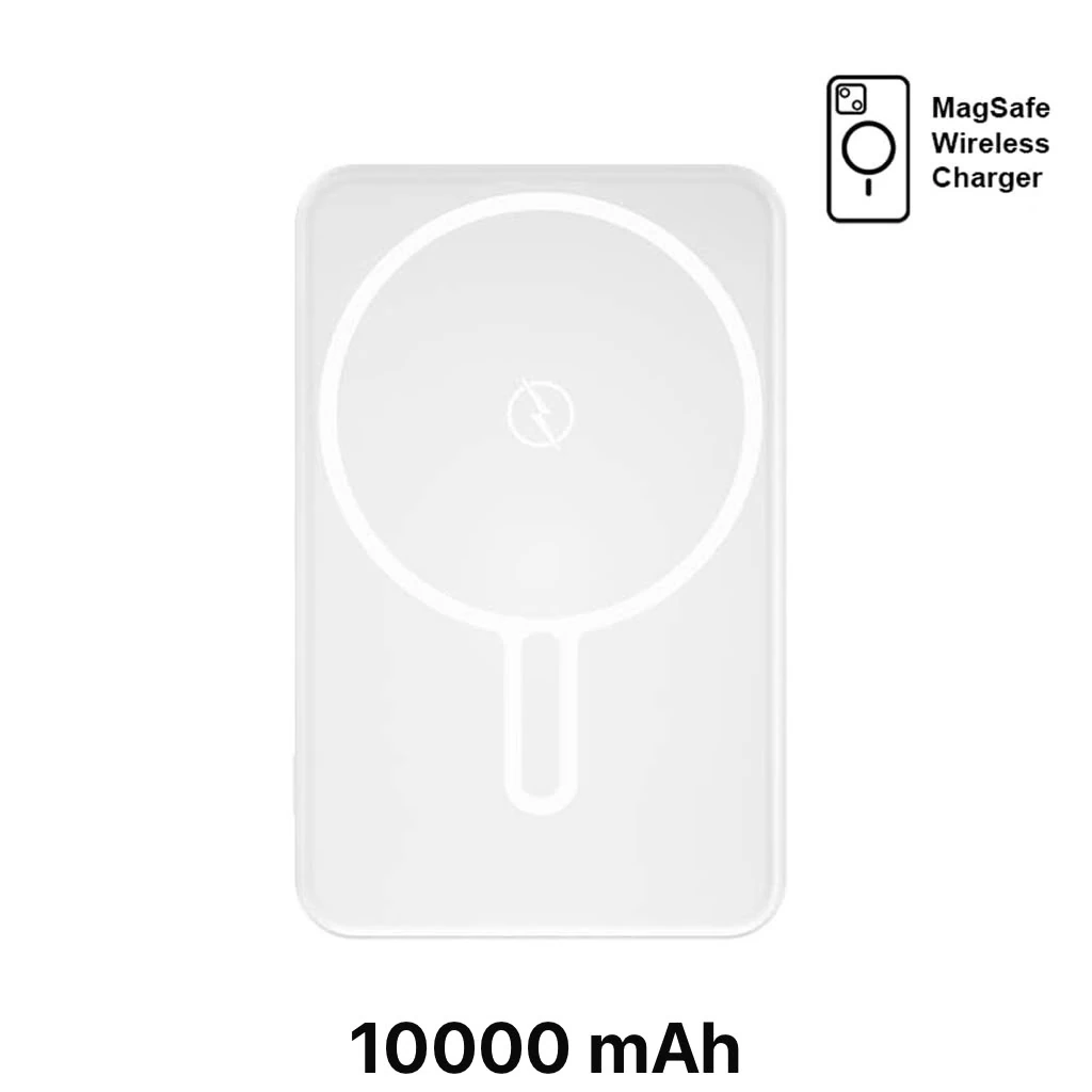 TOVUZ - Giftology 10,000 mAh Magnetic Wireless Powerbank in Gift Box- White