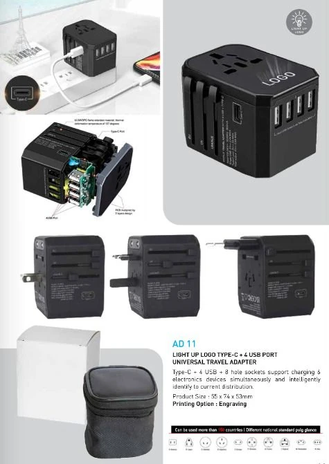 Universal Travel Adaptor – ABS Plastic