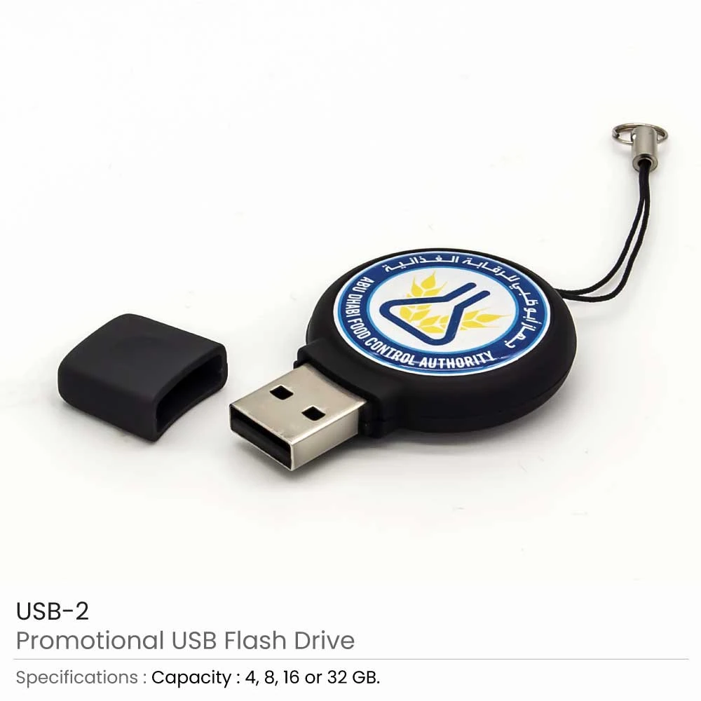 Promotional Rubberized USB Flash Drive – Custom Logo