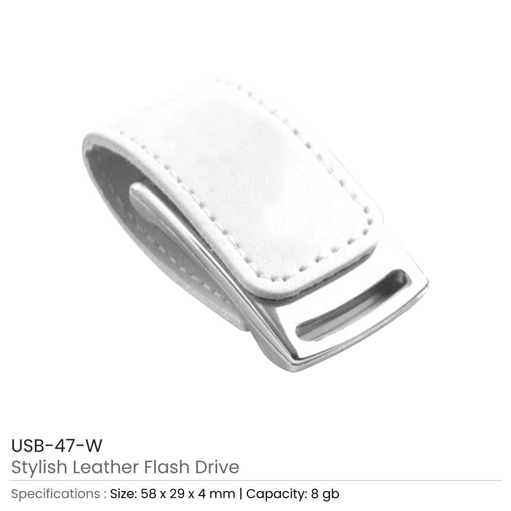 Stylish Leather USB Flash Drives – Custom Branded