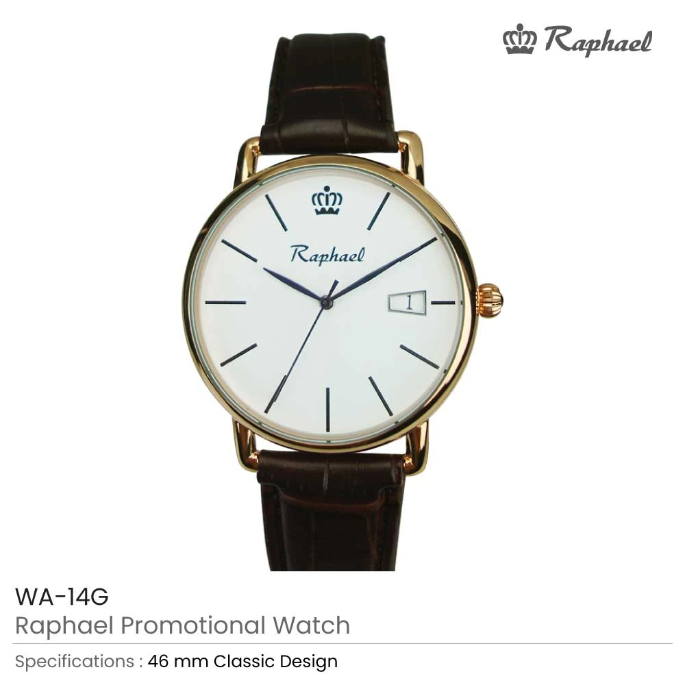 Gents Watch - Gold Case (WA-14G)