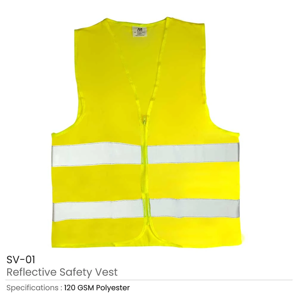 Reflective Safety Vest - High-Visibility, One Size